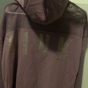 Pink see thru jacket☺️